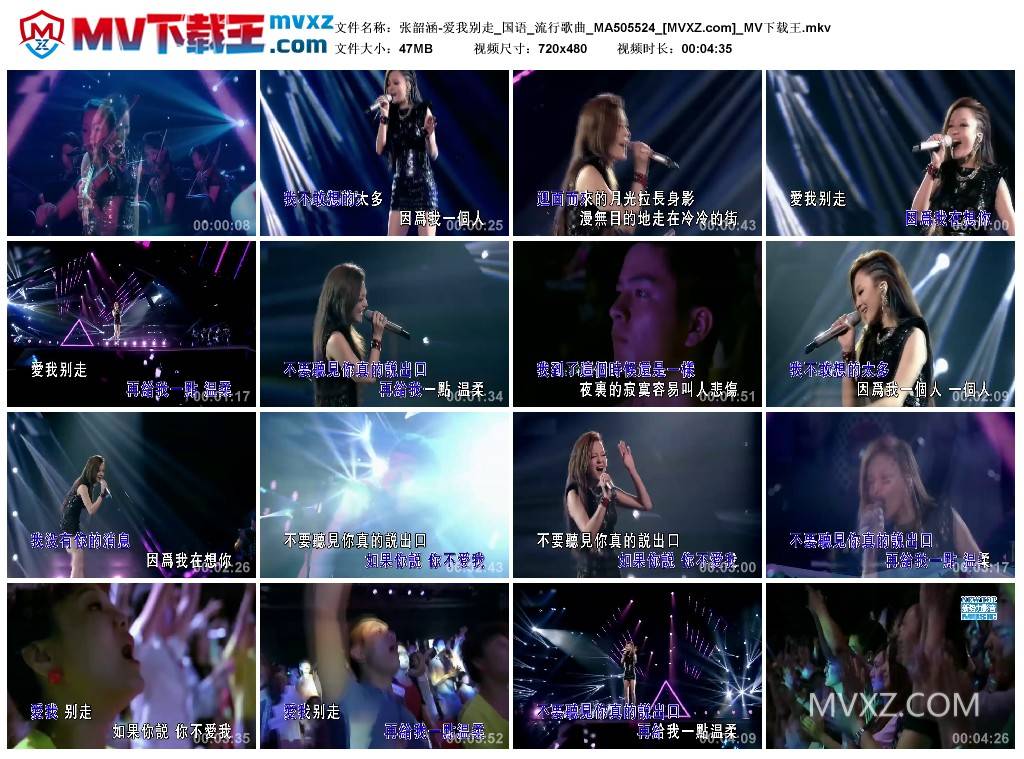 张韶涵-爱我别走_国语_流行歌曲_MA505524